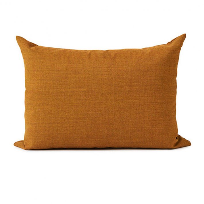 WARM NORDIC - Galore Sofapude | Firkantet 50x70 cm |Canvas 424 - Dark Ochre