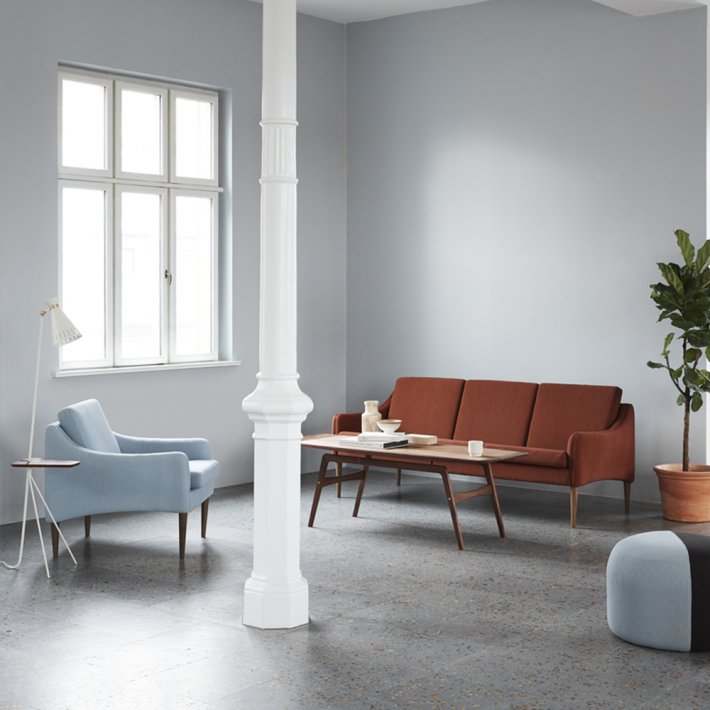 WARM NORDIC - Mr. Olsen 3 pers. sofa | Lder, rget eg