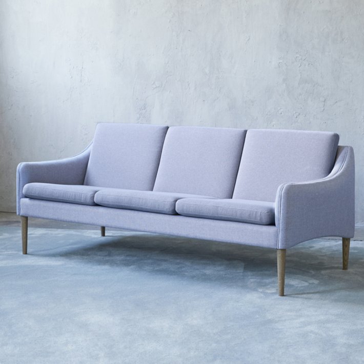 WARM NORDIC - Mr. Olsen 3. pers. sofa | Tekstil, valndolieret eg