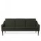 WARM NORDIC - Mr. Olsen 3. pers. sofa | Tekstil, valndolieret eg
