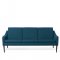 WARM NORDIC - Mr. Olsen 3. pers. sofa | Tekstil, valndolieret eg
