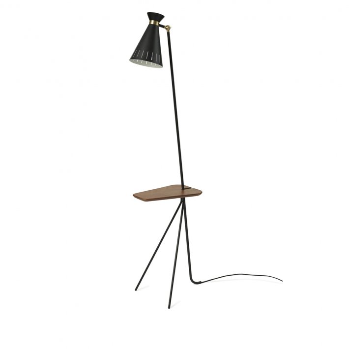 WARM NORDIC - Cone Floor lamp with table