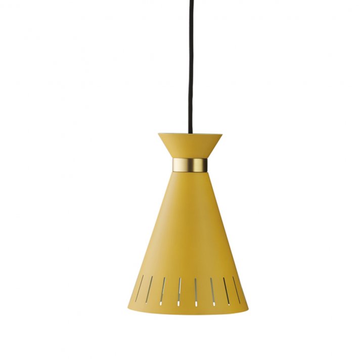 WARM NORDIC - Cone pendel i Honey yellow