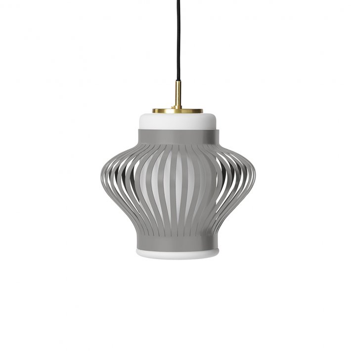 WARM NORDIC - Opal Shade Lamella pendel I Sky Grey