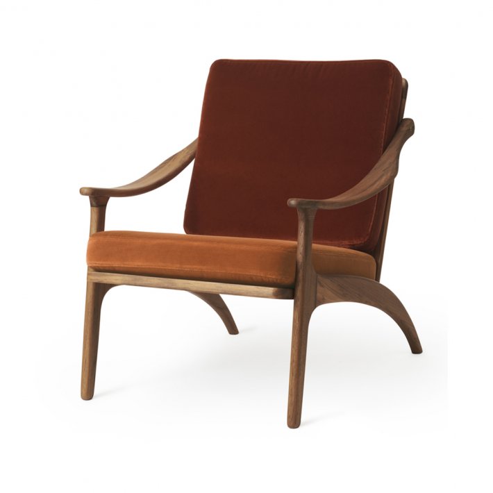 Warm Nordic - Lean Back Loungestol | Teak, Tekstil
