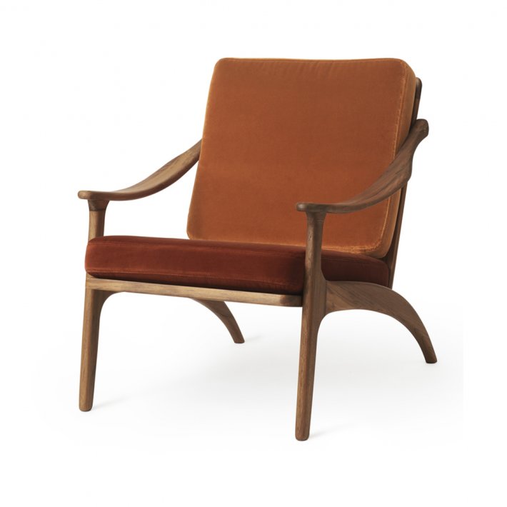 Warm Nordic - Lean Back Loungestol | Teak, Tekstil