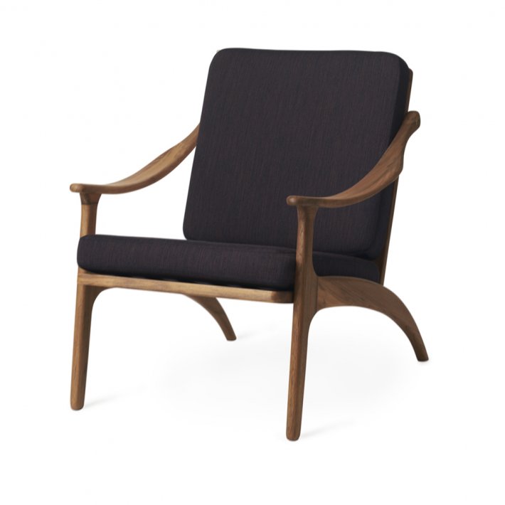 Warm Nordic - Lean Back Loungestol | Teak, Tekstil