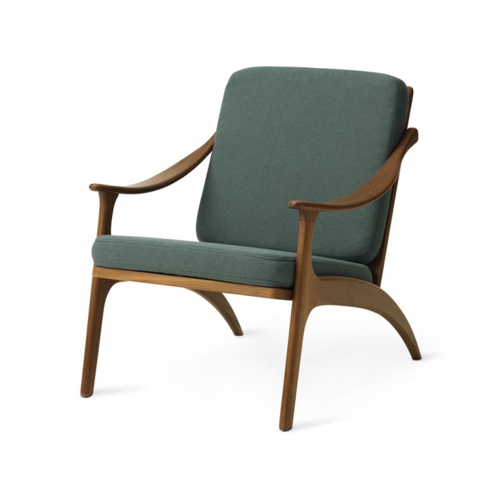 Warm Nordic - Lean Back Loungestol | Teak, Tekstil