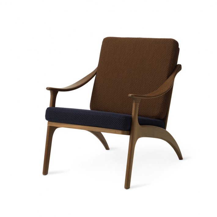 Warm Nordic - Lean Back Loungestol | Teak, Tekstil