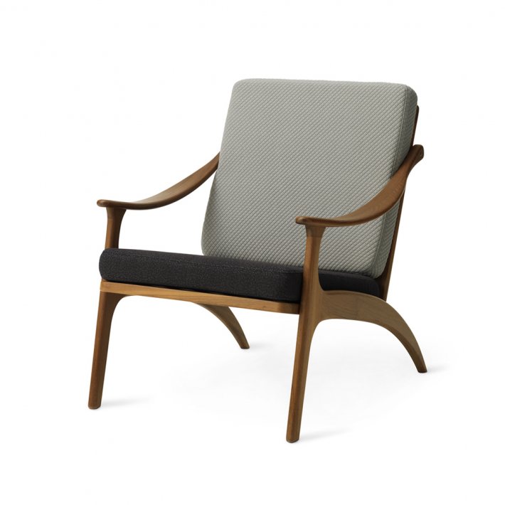 Warm Nordic - Lean Back Loungestol | Teak, Tekstil