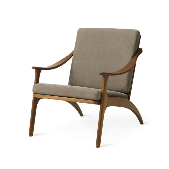 Warm Nordic - Lean Back Loungestol | Teak, Tekstil