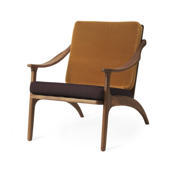 Warm Nordic - Lean Back Loungestol | Teak, Tekstil