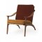 Warm Nordic - Lean Back Loungestol | Teak, Tekstil