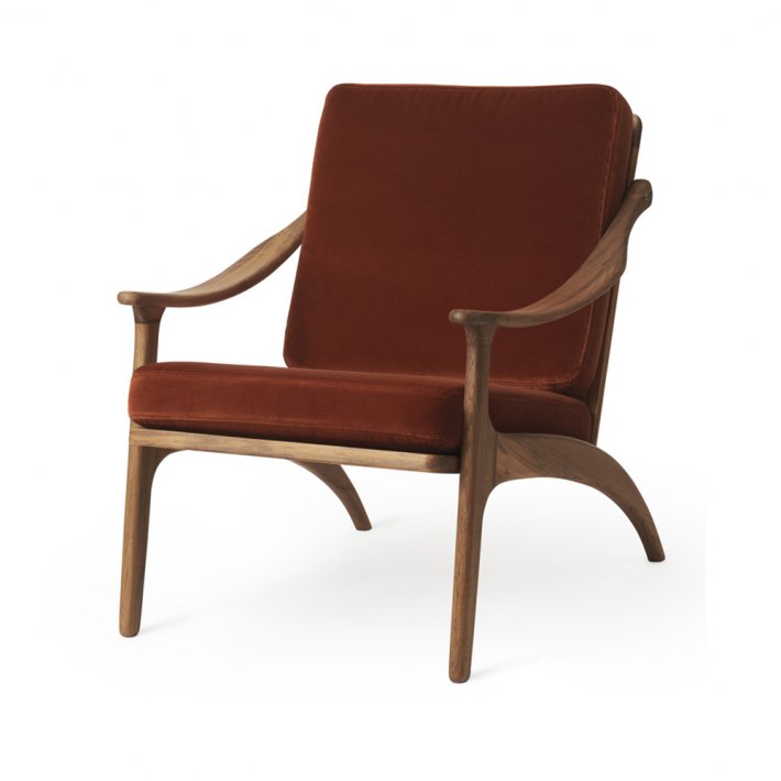 Warm Nordic - Lean Back Loungestol | Teak, Tekstil