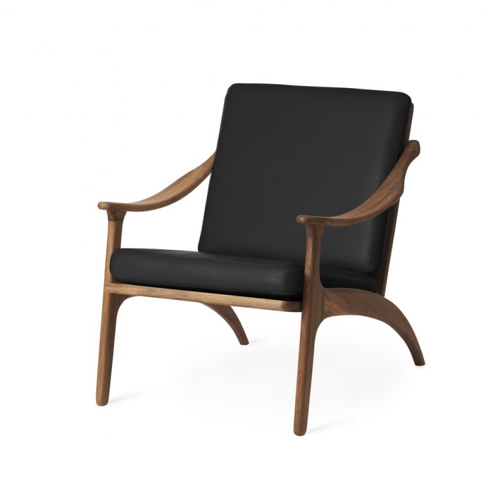 Warm Nordic - Lean Back Loungestol | Teak, Lder