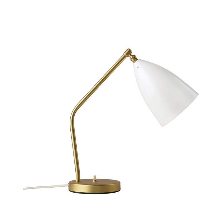 Gubi - Grashoppa Bordlampe | Alabaster White | Glossy