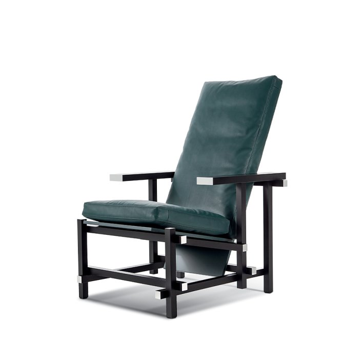 Cassina - Black Red and Blue Armchair