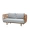 Cane-line - Nest 2-pers. sofa m. hynder | Outdoor