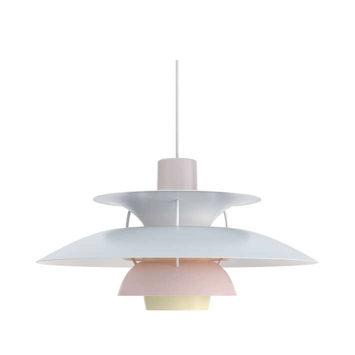 Louis Poulsen - PH 5 | Pastel �stersgr� bl� rosa