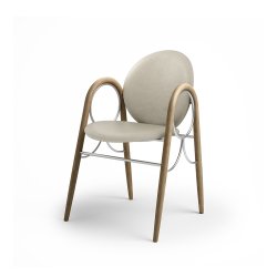 Brdr. Krger - Arkade Spisebordsstol | Fuldpolstret | Eg klar voks olieret