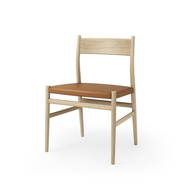 Brdr. Krger - Arv Spisebordsstol | Uden armln | Lder sde | Massiv ryg