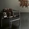 Cassina - Fauteuil  dossier basculant | Chrome frame | Hairyskin