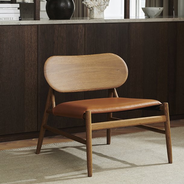 Brdr. Krger - Ferdinand Lounge Stol | Lder