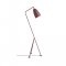Gubi - Grashoppa Gulvlampe | Andorra Red | Semi Matt