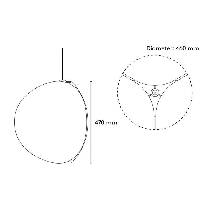 PLEASE WAIT to be SEATED - Proxima pendant 