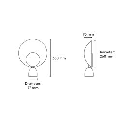 PLEASE WAIT to be SEATED - Blooper Table Lamp