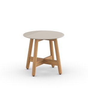 Dedon - MBRACE Side Table 50 I Teak/Chalk