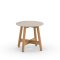Dedon - MBRACE Side Table �50 I Teak/Chalk