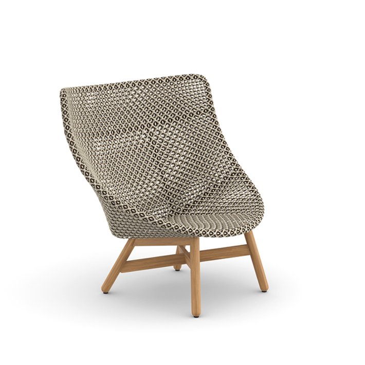 Dedon - MBRACE Wing Chair I Teak/Pepper