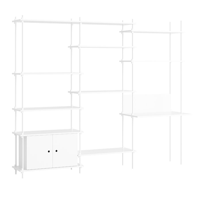 Moebe - Shelving Set I Workspace Wide