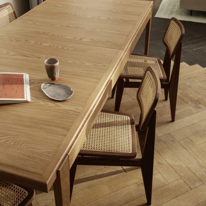 Gubi - C-Chair | Un-upholstered, All French Cane |Smoked