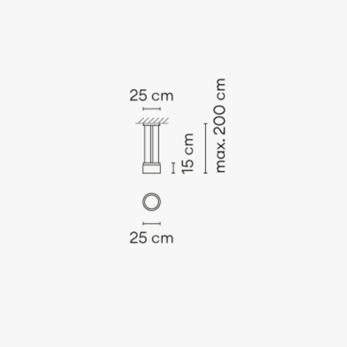 Vibia - Guise 2282 w. switch | Pendel 