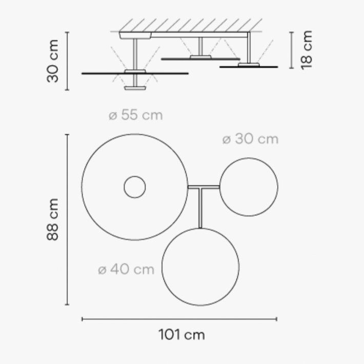 Vibia - Flat 5905 | Loftlampe