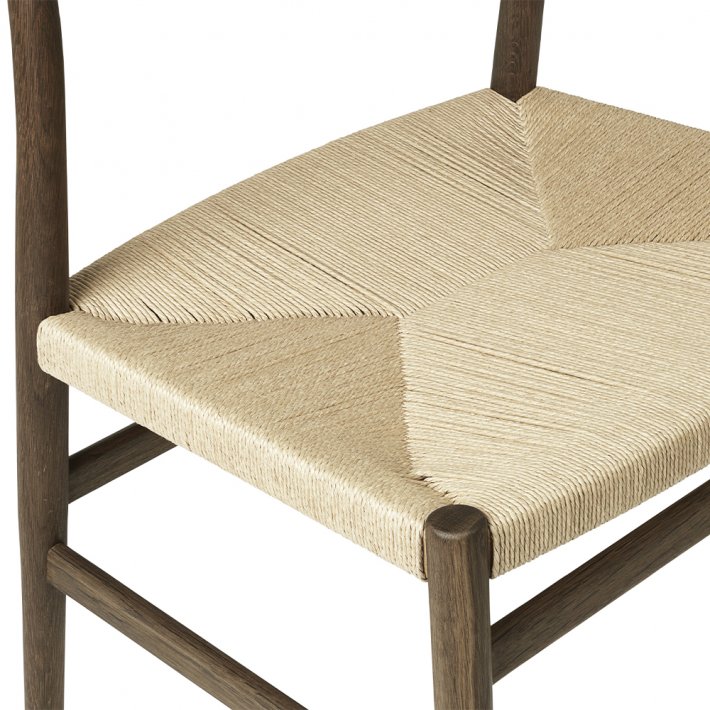 Brdr. Krger - Arv Spisebordsstol | Uden armln | Flettet ryg & sde