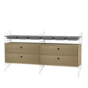 String - Bundle S G I Oak/White