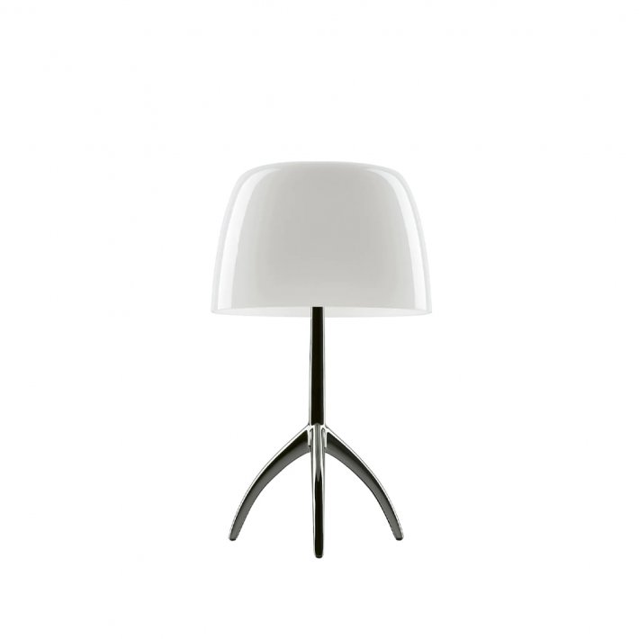 Foscarini - Lumiere | Table | Piccola | On/off | Warm White, Black chrome