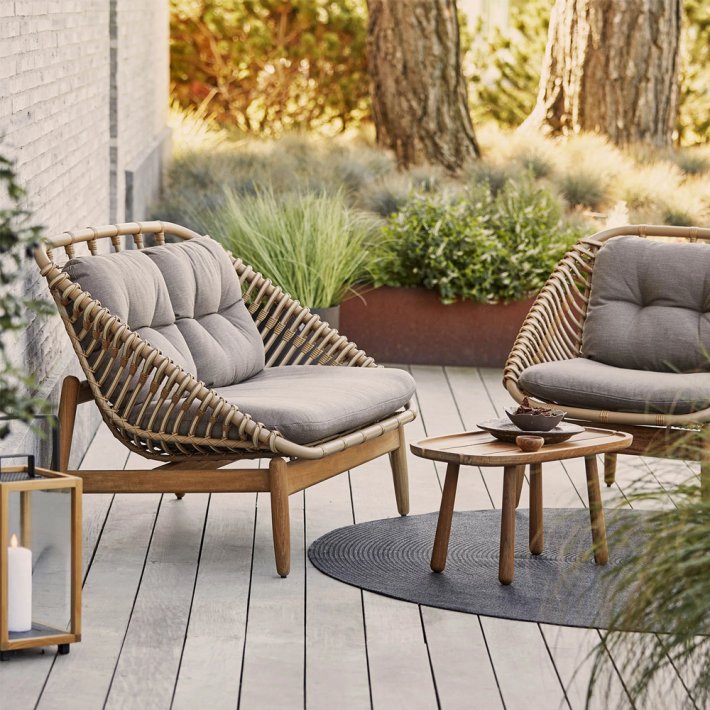 Cane-line - Strington loungestol m. hynder