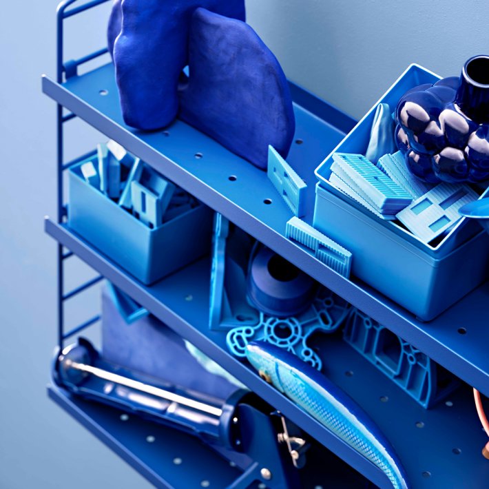 String Furniture - String Pocket | Metal Blue