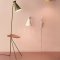 WARM NORDIC - Cone Floor lamp with table