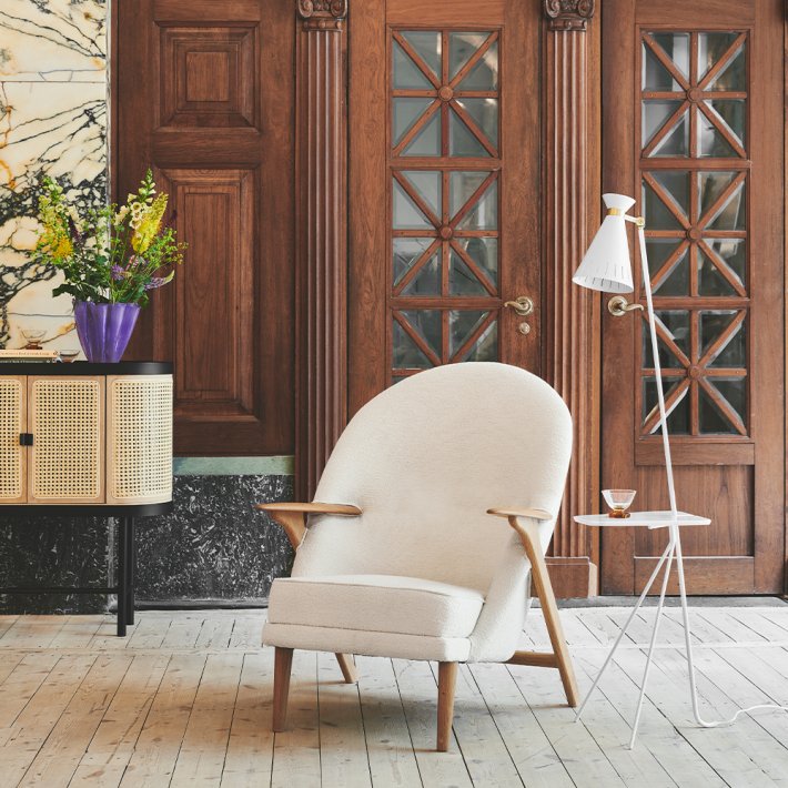 Warm Nordic - Wingman Lounge Chair | Oiled Oak