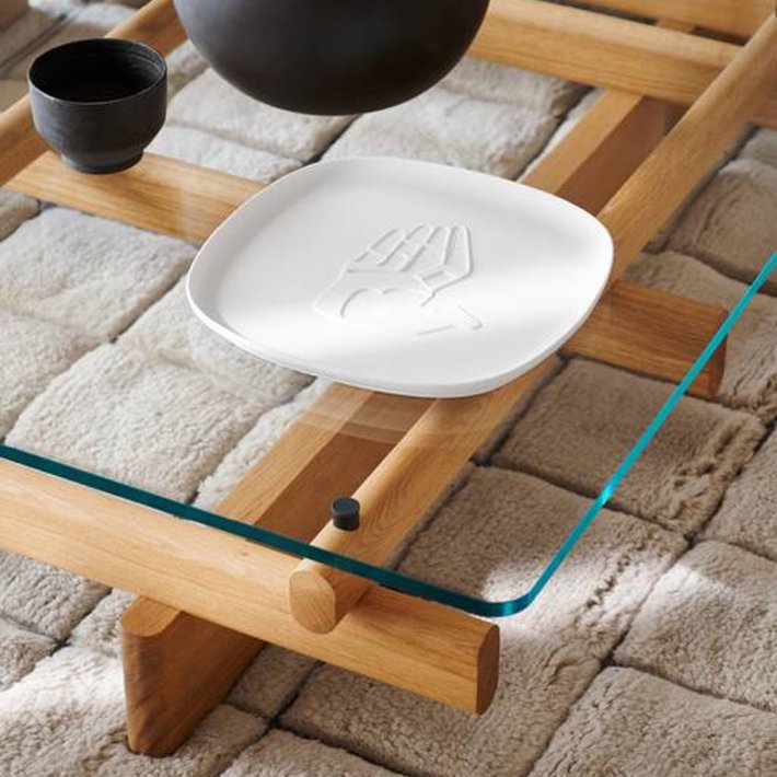 Cassina - Sengu Coffee Table | 150x110 cm | Clear glass 