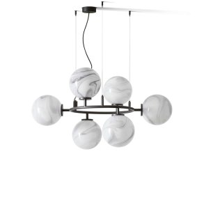 Cassina - Constellation | White marbled glass
