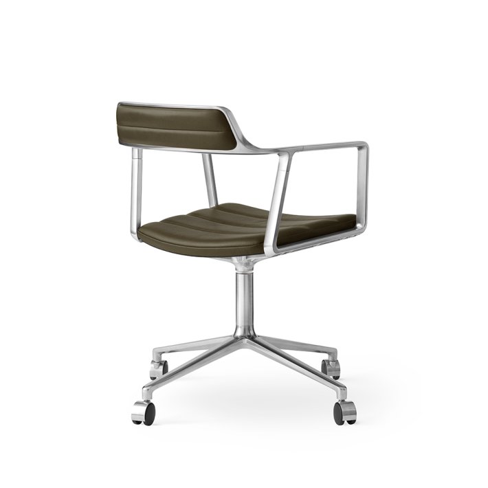 Vipp - Vipp 452 | Swivel Chair | L�der | Hjul