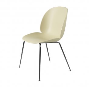 Gubi - Beetle Chair Conic Base | Unupholstered | Black Chrome | Pastel Green