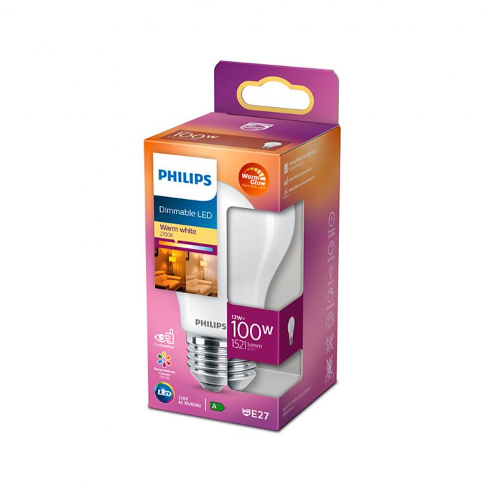 Phillips - E27 | LED | Dmpbar | 12 W | 1521 Lumen | 2700 Kelvin