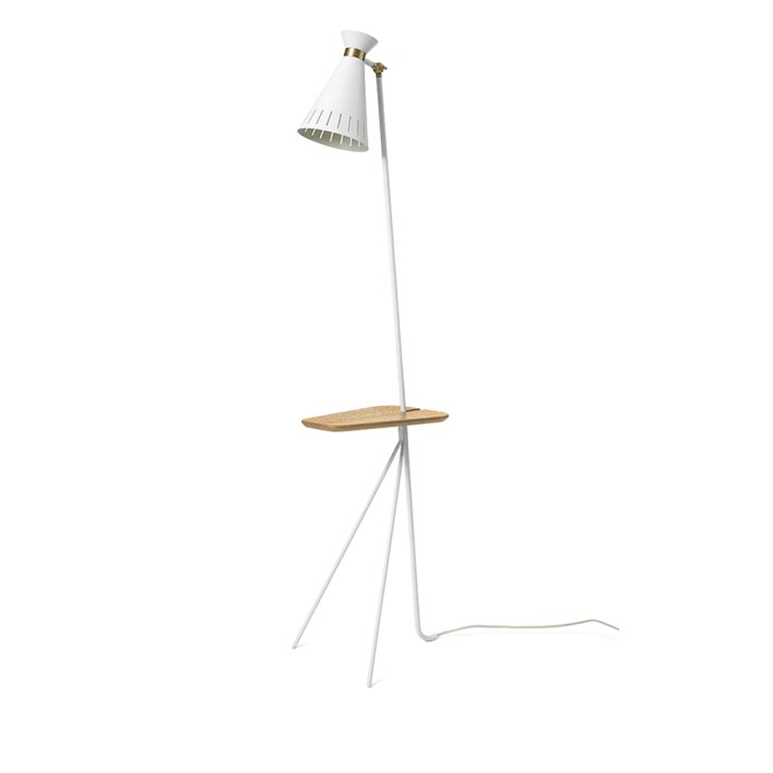 WARM NORDIC - Cone Floor lamp with table